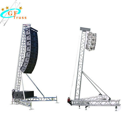 Tubo de la tubería del braguero 50*3m m del Presidente de las actividades al aire libre el 12M Aluminum Line Array