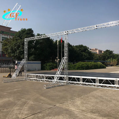 Plataforma durable de la canalización vertical ajustable de la etapa del acontecimiento de la boda del concierto para el funcionamiento al aire libre