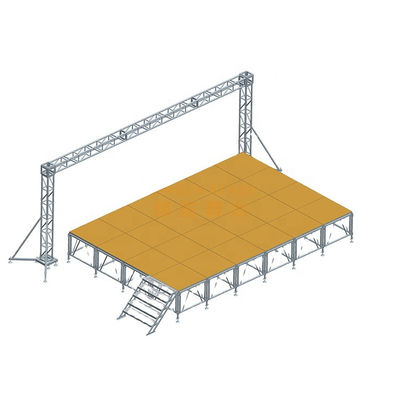 plataforma portátil al aire libre de la etapa 750kgs/M2 para el concierto de DJ