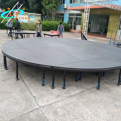 Etapa de aluminio del círculo 6061 portátiles para el concierto de la boda