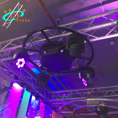 Etapa Mini Rotary Circle Lighting Truss para la luz principal de mudanza colgante