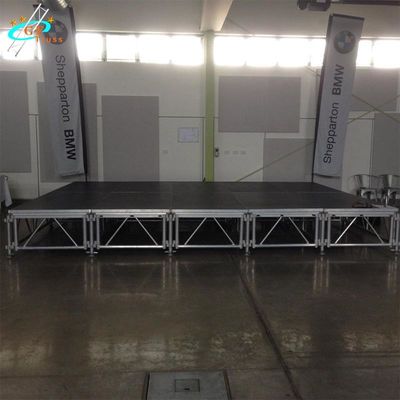 Altura ajustable de aluminio resistente de la plataforma los 0.9m de la etapa