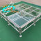 Fácil instale la plataforma de acrílico de cristal de aluminio elegante de la etapa en venta
