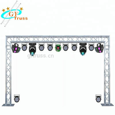 braguero de aluminio de la caja del apoyo en tierra del braguero de la pantalla de 3M LED para el negro del concierto