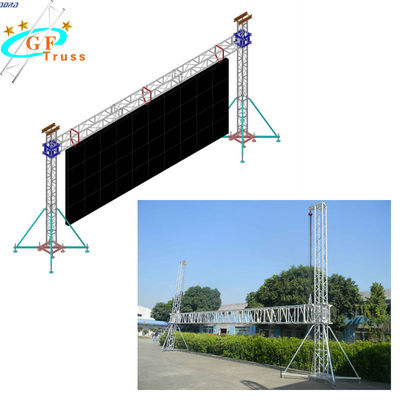 Poste al aire libre de la pantalla de visualización del sistema LED del braguero del planeamiento de la actividad