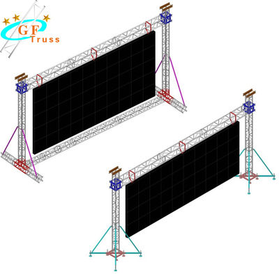 Braguero de aluminio de la espita del OEM para la exhibición del anuncio de la pantalla del LED