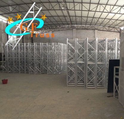 Braguero de aluminio de la caja de la etapa al aire libre del braguero del braguero del tejado de la buena calidad usado para la exposición