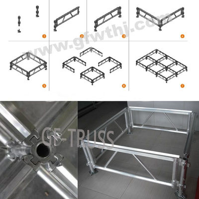 etapa de cristal de aluminio portátil de la venta caliente 2020 para los acontecimientos