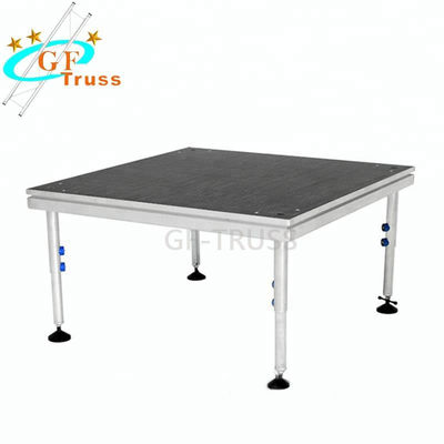 Altura ajustable de la base los 0.6M del braguero de aluminio de la etapa del banquete de boda