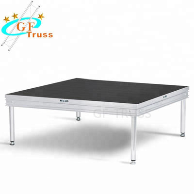 Altura ajustable de la base los 0.6M del braguero de aluminio de la etapa del banquete de boda