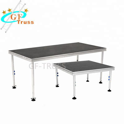 Altura ajustable de la base los 0.6M del braguero de aluminio de la etapa del banquete de boda