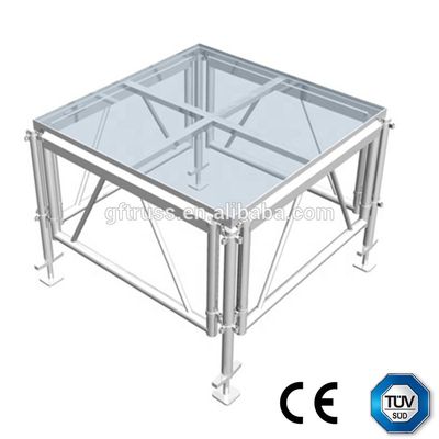 uso portátil de cristal moderado braguero de aluminio al aire libre de la celebración de la etapa del 1.2M