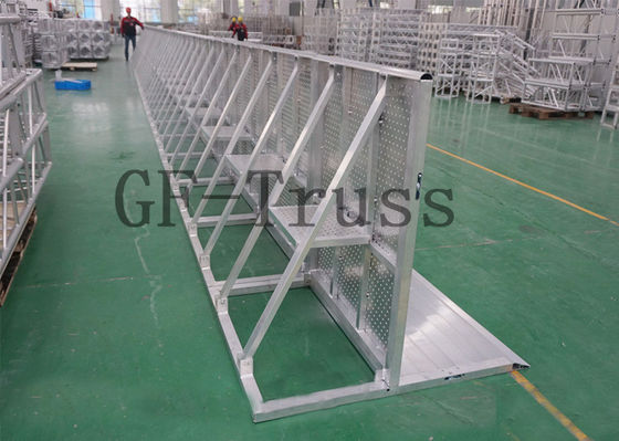 Material galvanizado cerca a prueba de explosiones de aluminio del hierro del concierto de las barreras de la etapa