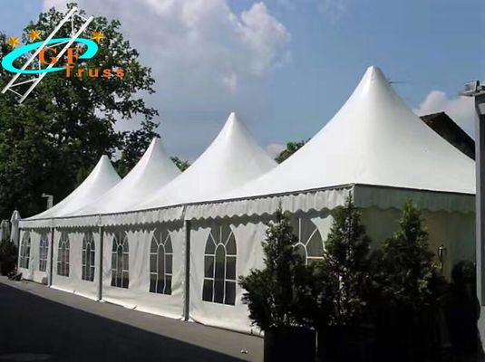Tipo resistente flancos de la tienda de aluminio impermeable del partido del vidrio