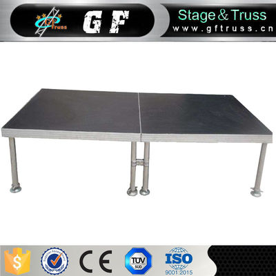 Etapa móvil portátil del concierto de la etapa de la plataforma de aluminio de acero cuadrada del braguero