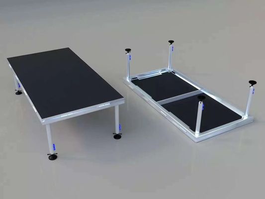 Etapa móvil portátil del concierto de la etapa de la plataforma de aluminio de acero cuadrada del braguero