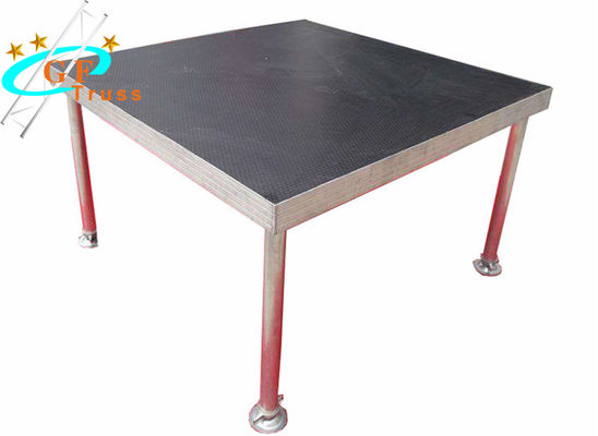Etapa móvil portátil del concierto de la etapa de la plataforma de aluminio de acero cuadrada del braguero