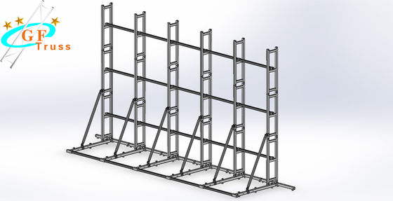 Braguero de aluminio al aire libre de la escalera pesada de la decoración