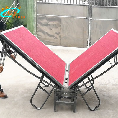 Etapa al aire libre plegable móvil del concierto del acontecimiento 6082-T6 de los 60cm