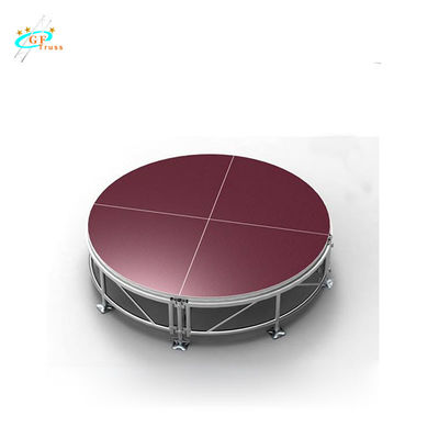 Modifique la plataforma de aluminio portátil de la etapa para requisitos particulares 6082-T6 de los 0.8M