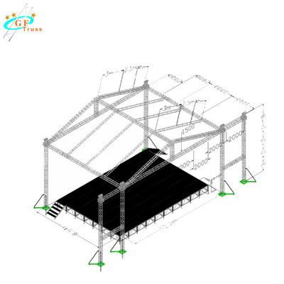 el braguero de la etapa de los 28M Led Lighting Mobile con el PA se va volando el sistema que vuela