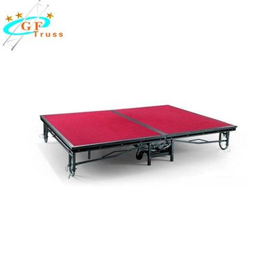 Plataforma de aluminio ajustable plegable de la etapa 6082 T6