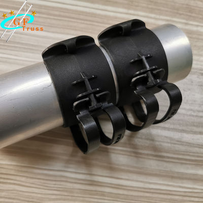 Clips negros de la abrazadera del cable del braguero del funcionamiento TPU 50m m