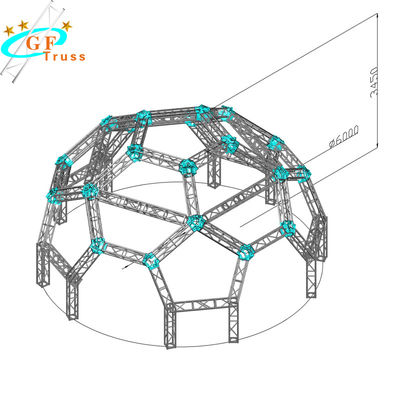 Peso ligero del sistema de la iluminación los 4M Aluminum Roof Truss de DJ