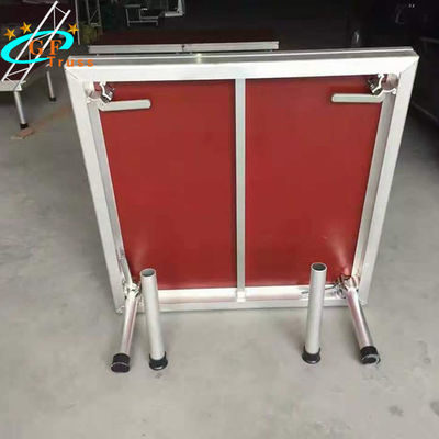 Etapa de alquiler móvil de aluminio de DJ de la tabla de plegamiento de la plataforma del marco de los 8.5cm para los acontecimientos