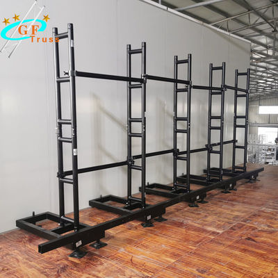 Sistema de apoyo en tierra del braguero de la pantalla LED de la aleación de aluminio 500mm*500m m