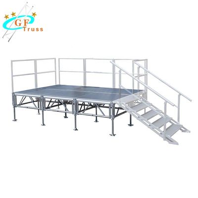 Plataforma portátil de aluminio ajustable vendedora caliente de la etapa de Guangzhou