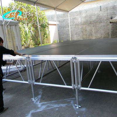 plataforma de aluminio de la etapa, casandose la plataforma de la etapa, plataforma portátil de la etapa de la etapa al aire libre