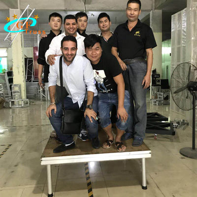 Etapa los 4ft*4ft de aluminio portátil de la plataforma con diversa altura