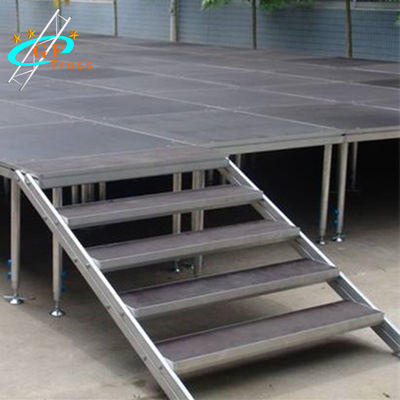 Plataforma portátil de la etapa de las piernas ajustables ULTRAVIOLETA antis para los acontecimientos al aire libre