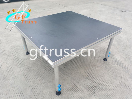 Base ajustable los 0.6M Height del braguero de aluminio de la etapa de la celebración