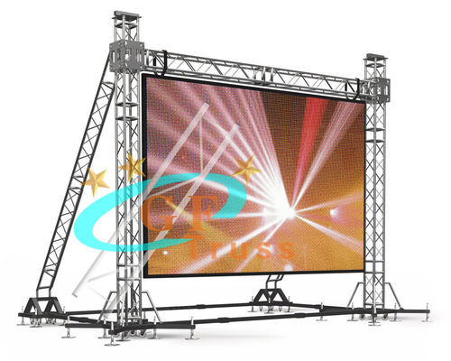 290*290m m Dragon Gate Triangle Lighting Truss 6061-T6 de aluminio