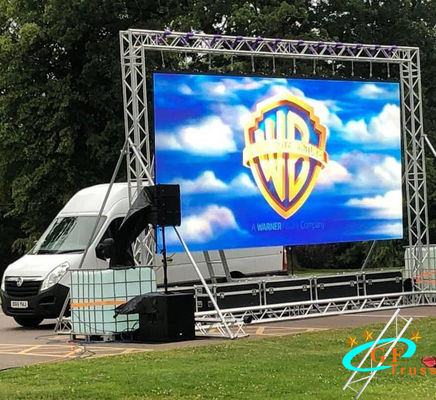 Poste al aire libre de la pantalla de visualización del sistema LED del braguero del planeamiento de la actividad