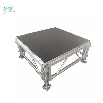 Plataforma de aluminio ligera de la etapa de la boda del concierto de DJ con las piernas ajustables