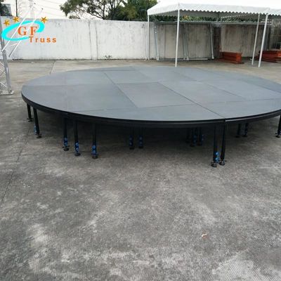 Etapa de aluminio del círculo 6061 portátiles para el concierto de la boda