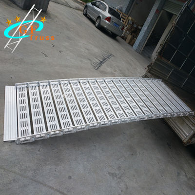 capacidad de carga portátil de las rampas de carga del coche camión de la anchura del 1m 400kgs