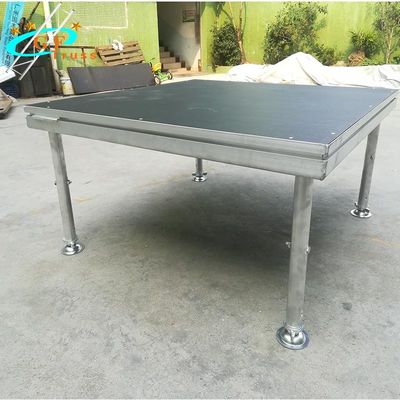 los 500KGS/Sq.M Portable Wooden Stages para la altura ajustable el 1m del acontecimiento