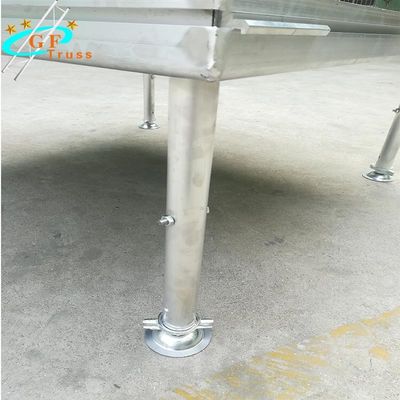 los 500KGS/Sq.M Portable Wooden Stages para la altura ajustable el 1m del acontecimiento