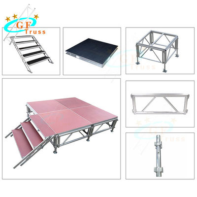 Color adaptable de la plataforma del 1.22M*2.44M Outdoor Aluminum Stage