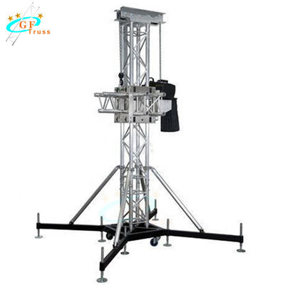 Torre de elevación telescópica 6061 para el sistema de aluminio del braguero de la iluminación de la etapa