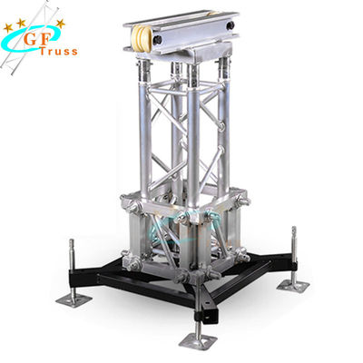 Torre de elevación telescópica 6061 para el sistema de aluminio del braguero de la iluminación de la etapa