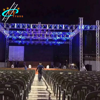 Sistema cuadrado de aluminio del braguero del tejado plano de la espita para la exposición