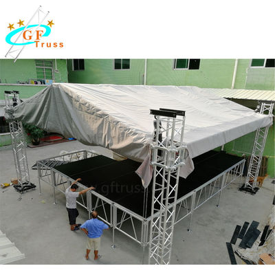 Braguero de aluminio de la iluminación del concierto de la longitud del OEM los 0.5m