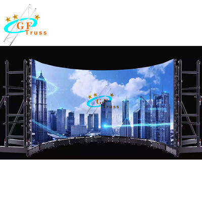 la publicidad interior del braguero de la pantalla del 1M Length LED exhibe la ayuda video de alquiler flexible de la pared