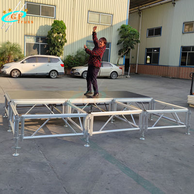 Plataforma de aluminio de la etapa del móvil ligero de los 4ft*4ft